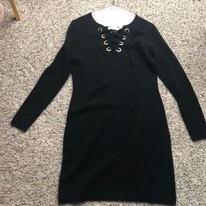 Black vineyard vines merino dress